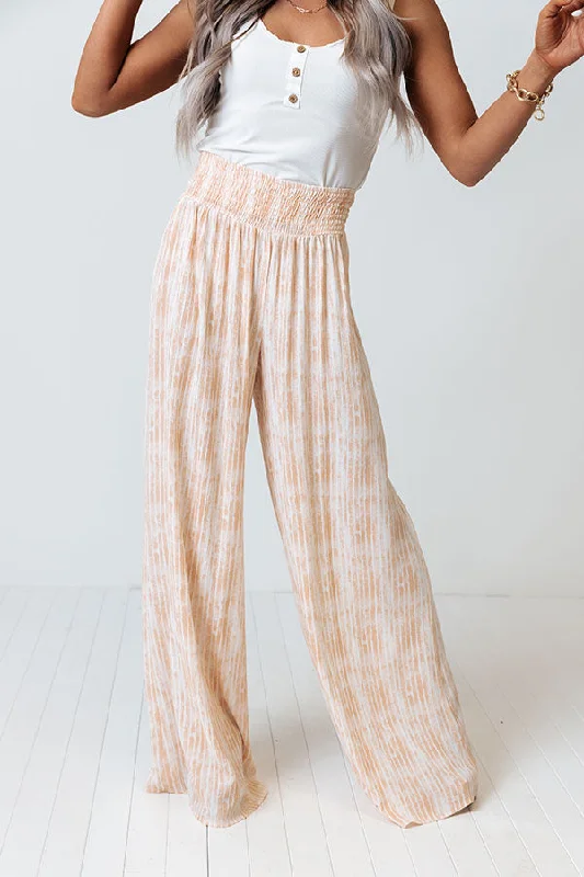 Malibu Cruise Stripe Pants In Peach