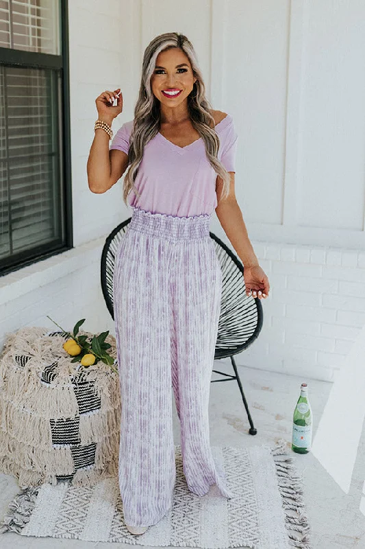 Malibu Cruise Stripe Pants In Purple