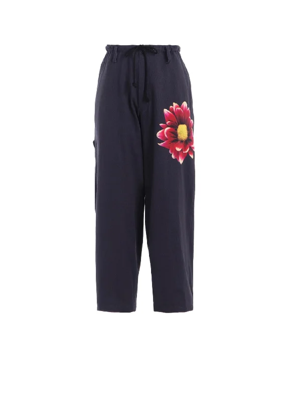 FLOWER PRINT PANTS "POPPY"