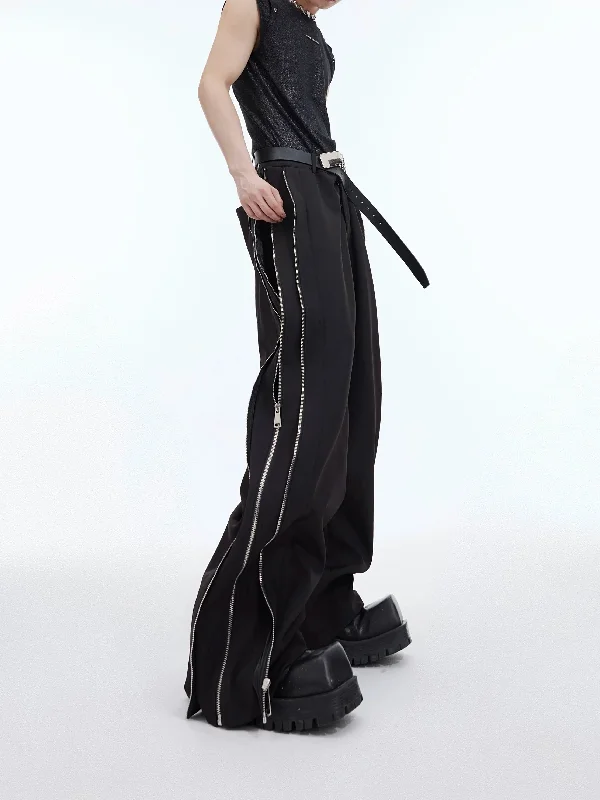 Multi-Zip Sides Pants