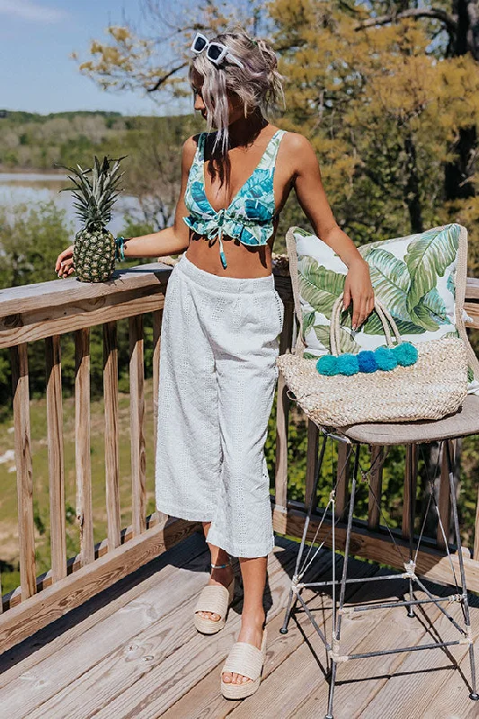 Ocean Whimsy Crochet Pants