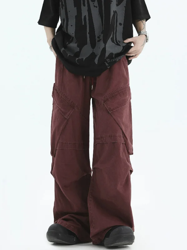 Tilted Pockets Cargo Pants