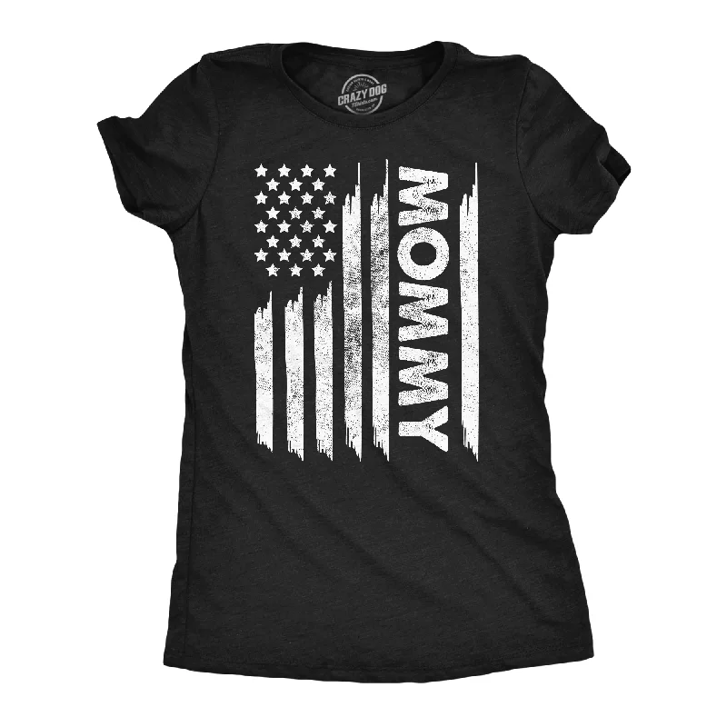 American Flag Mommy Women's T Shirt