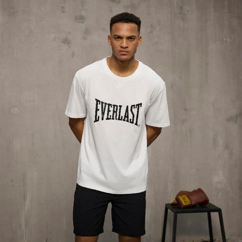 EVERLAST Mens SS Oversized Iconic Maximized Logo Tee