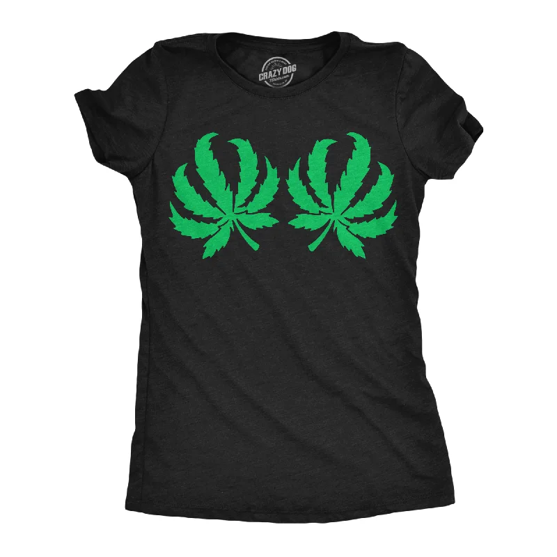 Pot Leaf Boobs Women's T Shirt