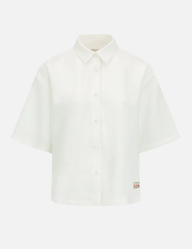 Seagull Embroidery Loose-fit Shirt