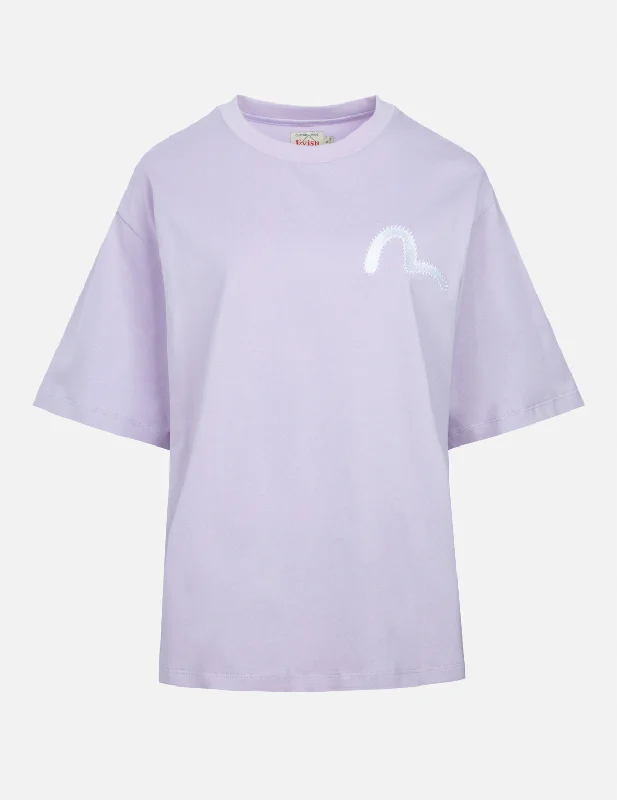 Seagull Embroidery Oversized T-shirt