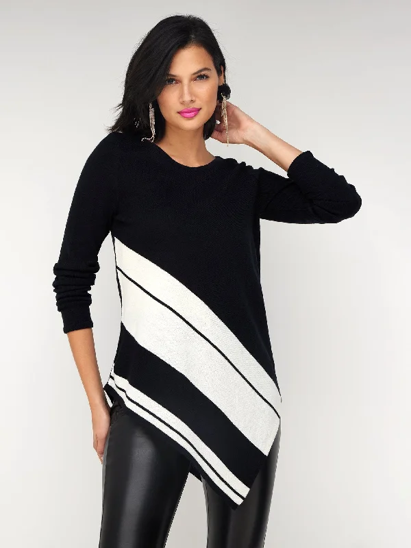 Asymmetric Tunic Sweater