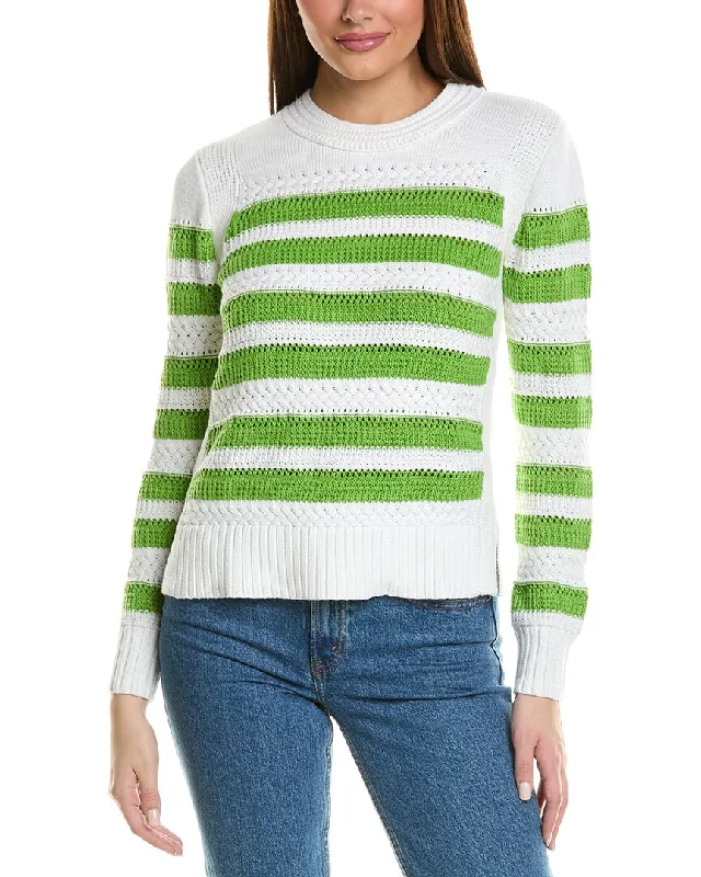 Autumn Cashmere Mixed Stitch Sweater