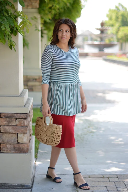 Brooklyn Red Skirt