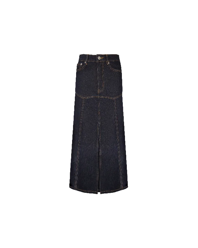 KURT DENIM SKIRT UNWASHED