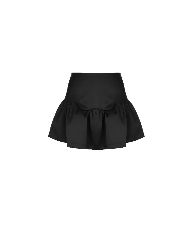 SAKURA MINI SKIRT BLACK