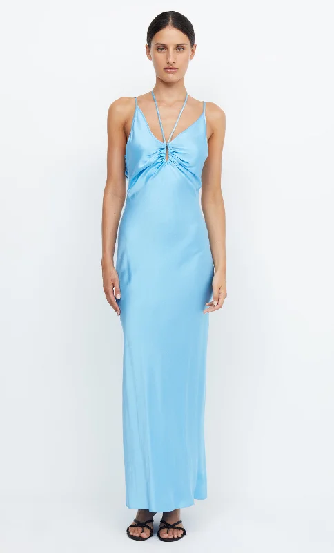 QUINN MAXI DRESS - TOPAZ BLUE