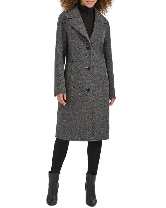 Kenneth Cole Wool-Blend Coat