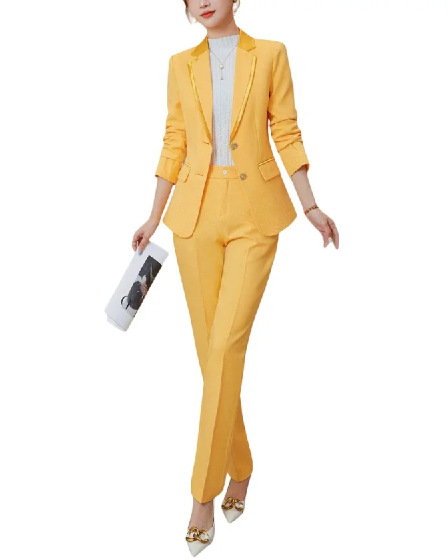 Bossy Chic 2pc Blazer & Pant Set